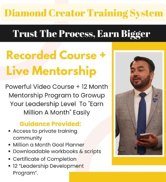 Diamond Creators Training System — Masterclass Community Access
